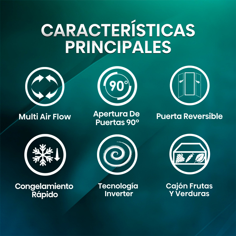 Frigorífico combi Hisense RB390N4BCC – 304 L, Total No Frost, Inverter