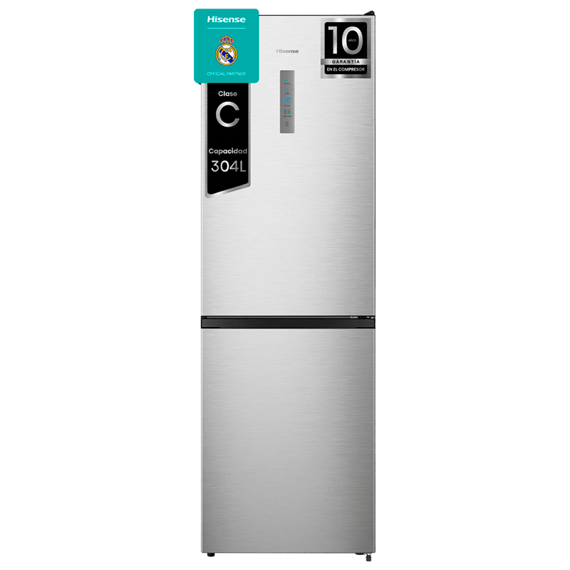 Frigorífico combi Hisense RB390N4BCC – 304 L, Total No Frost, Inverter