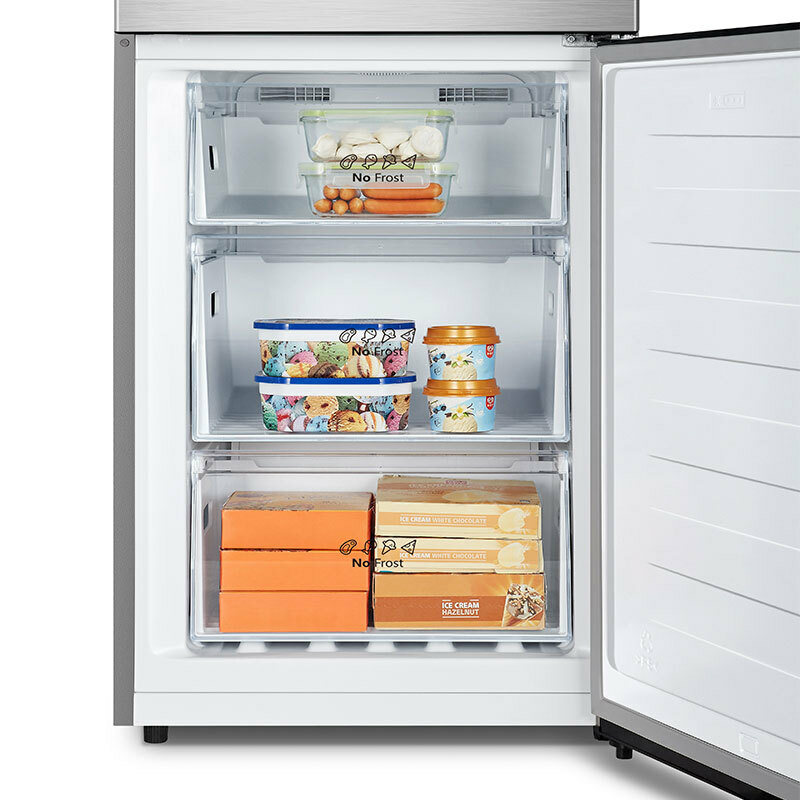 Frigorífico combi Hisense RB390N4CCD – 300 L, Total No Frost, Inverter