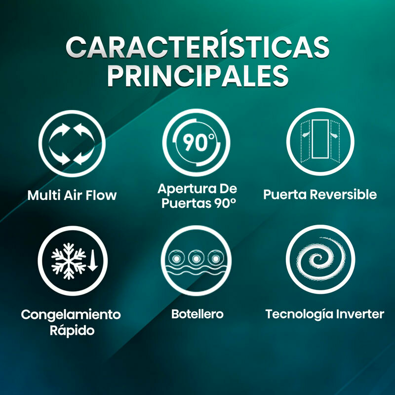 Frigorífico combi Hisense RB440N4ACA – 336 L, Total No Frost, Clase A