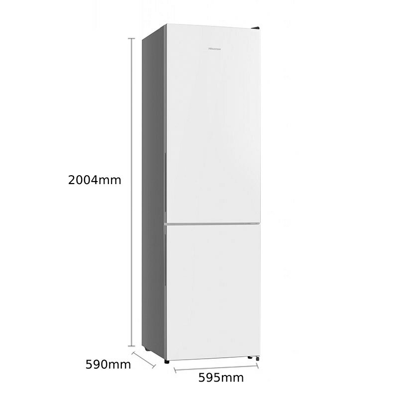 Frigorífico combi Hisense RB440N4GWD – 336 L, Total No Frost, Inverter