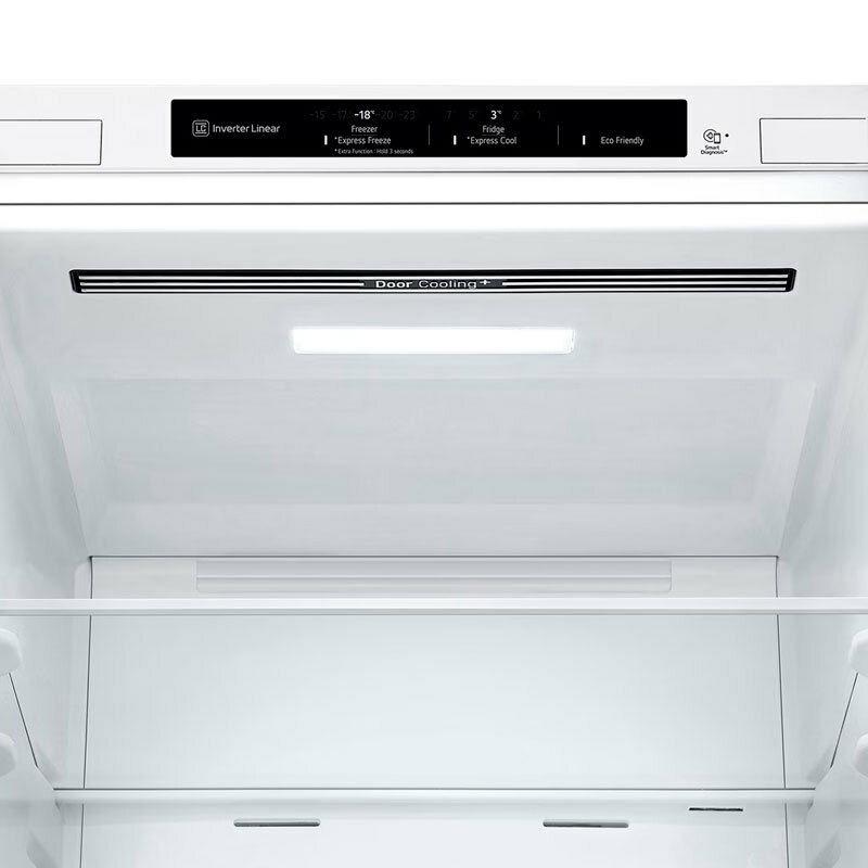 Frigorífico Combi LG GBV21NCDSW – 344 L, Total No Frost, Compresor garantía vitalicia