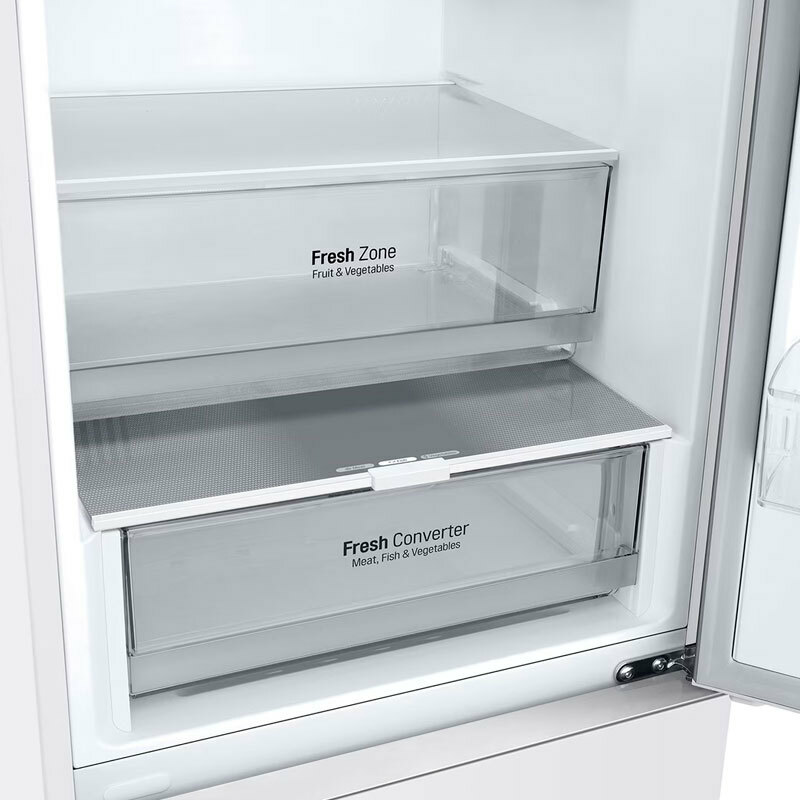 Frigorífico Combi LG GBV21NCDSW – 344 L, Total No Frost, Compresor garantía vitalicia