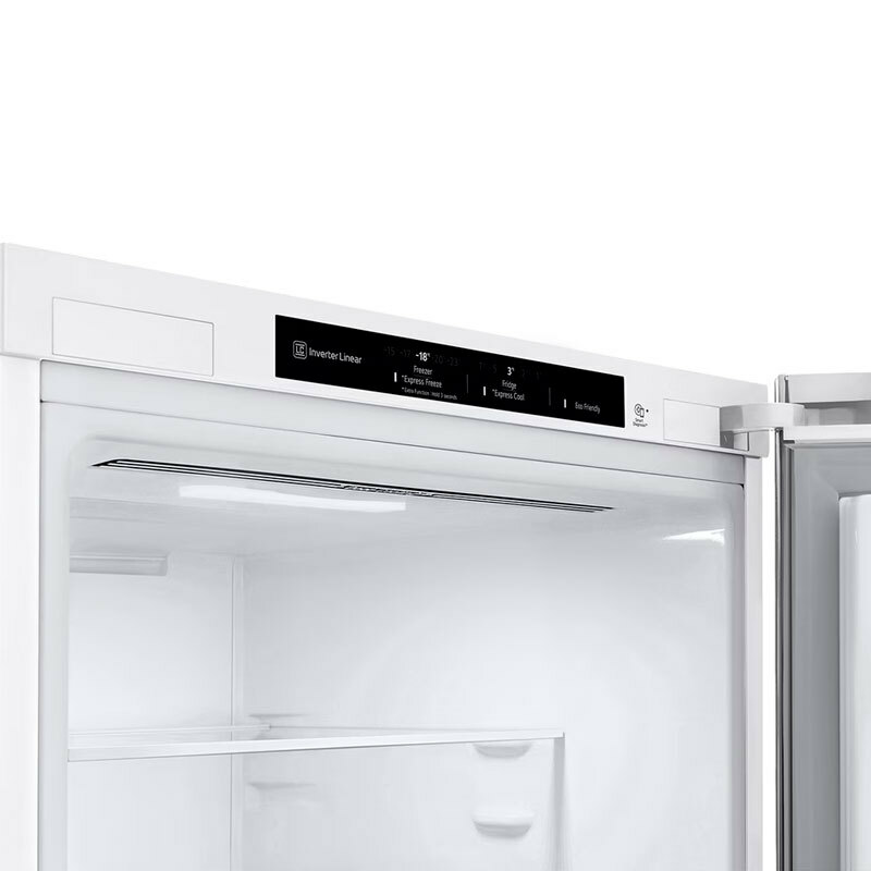 Frigorífico Combi LG GBV21NCDSW – 344 L, Total No Frost, Compresor garantía vitalicia