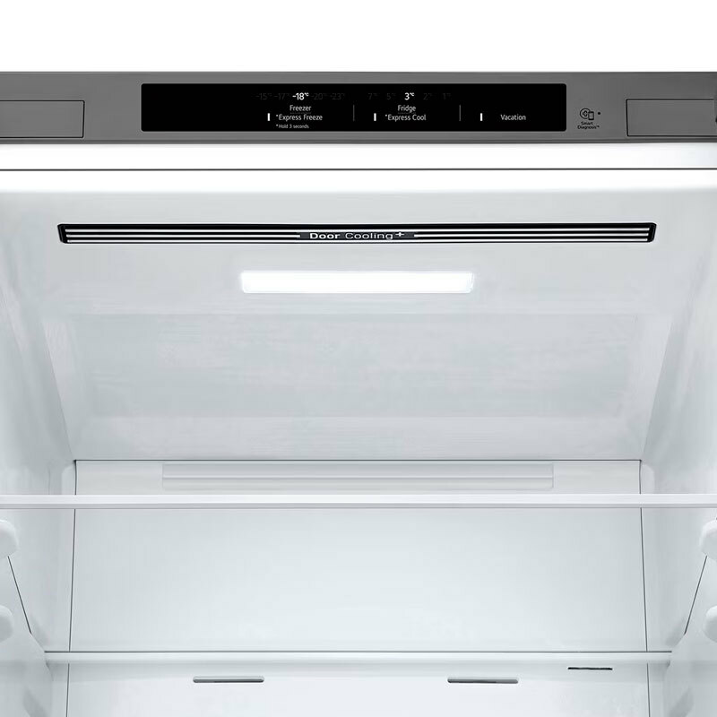 Frigorífico combi LG GBV3100APY – 344 L, Total No Frost, Inox antihuellas