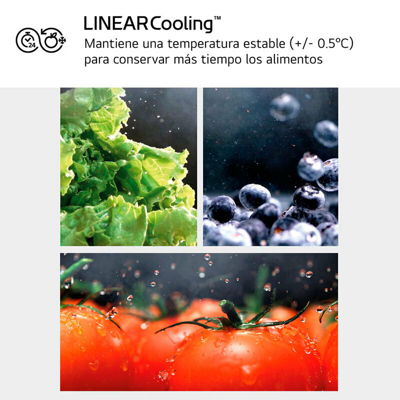 Frigorífico Combi LG GBV3100ASW – 374 L, Total No Frost, Smart Inverter