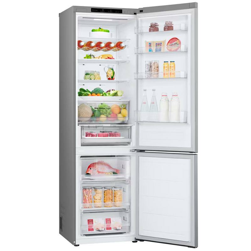 Frigorífico combi LG GBV3200CPY – 387 L, Total No Frost, Inox antihuellas