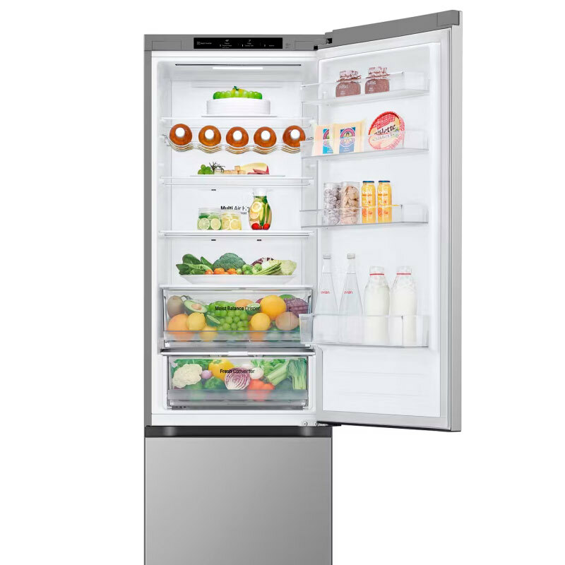 Frigorífico combi LG GBV3200CPY – 387 L, Total No Frost, Inox antihuellas