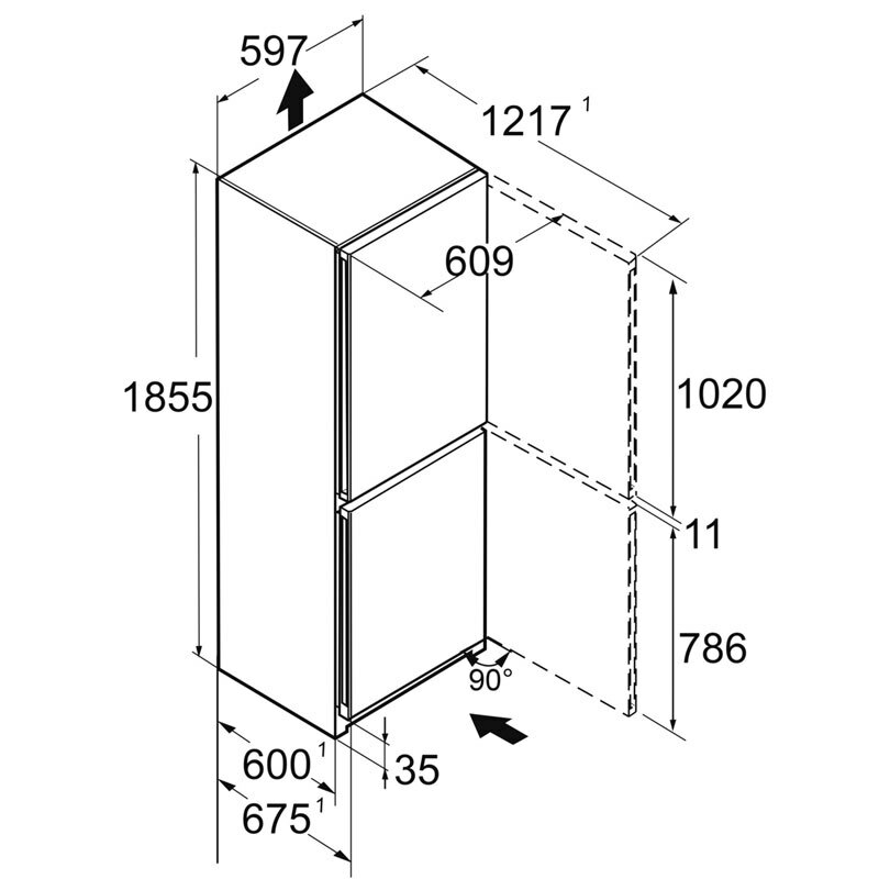 Frigorífico combi Liebherr CNd 5223-20 001 – 330 L, NoFrost, DuoCooling