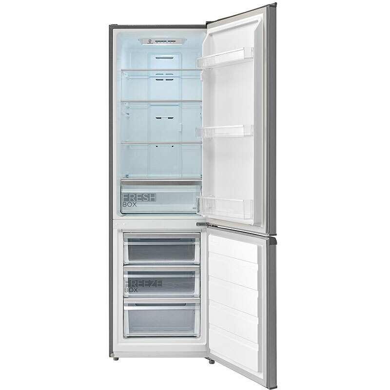 Frigorífico combi Midea MDRB380FGE02A – 270 L, Total No Frost, Inox