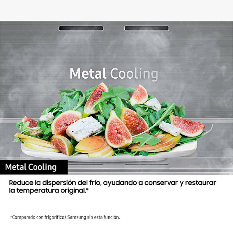 Frigorífico combi Samsung RB53DG703CS9EF – 538 L, Twin Cooling Plus, Wi‑Fi