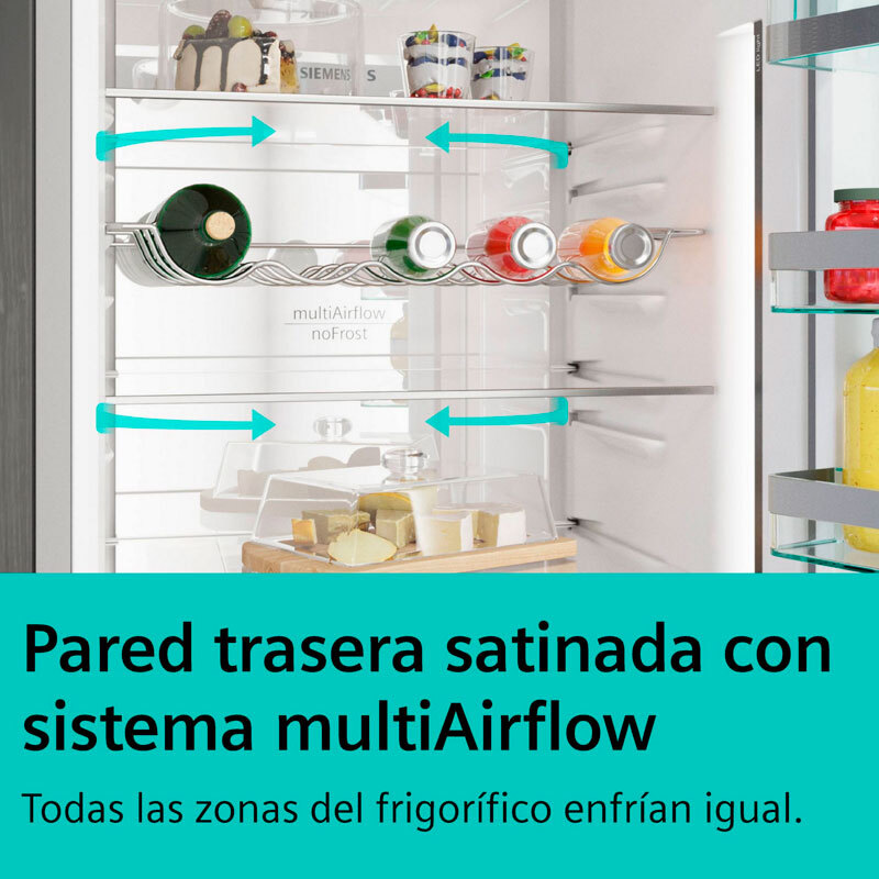 Frigorífico combi Siemens KG36NXIDF – 321 L, Total No Frost, 35 dB
