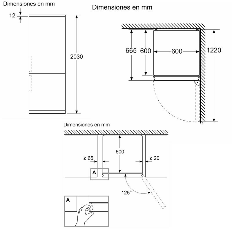 Frigorífico Combi Siemens KG39N4X1F – 363 L, Total NoFrost, Clase A