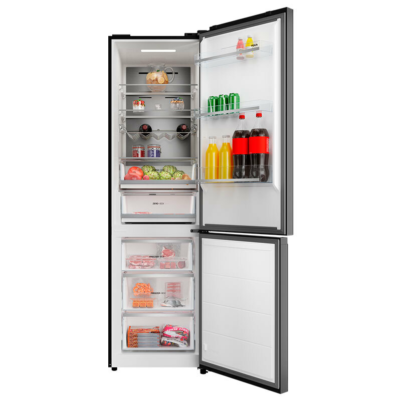 Frigorífico Combi Teka RBF 88670 GBK – 378 L, Total No Frost, Negro