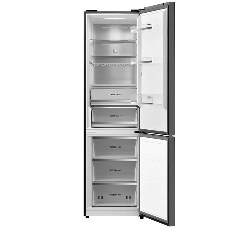 Frigorífico Combi Teka RBF 88670 GBK – 378 L, Total No Frost, Negro