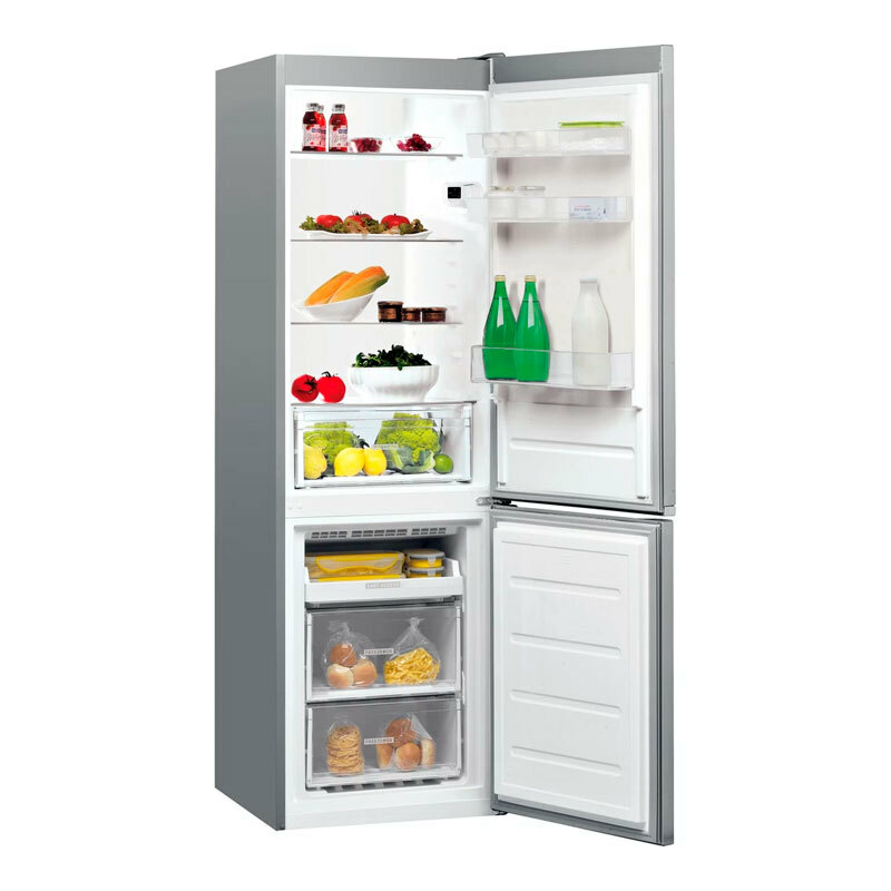 Frigorífico combi Whirlpool WNF 821 E X – 328 L, Total No Frost, Silencioso 40 dB