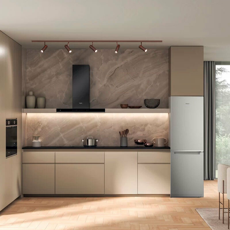 Frigorífico combi Whirlpool WNF 821 E X – 328 L, Total No Frost, Silencioso 40 dB