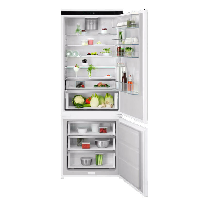 Frigorífico combi integrable AEG NSC7P751ES – 376 L, Total No Frost, GreenZone+