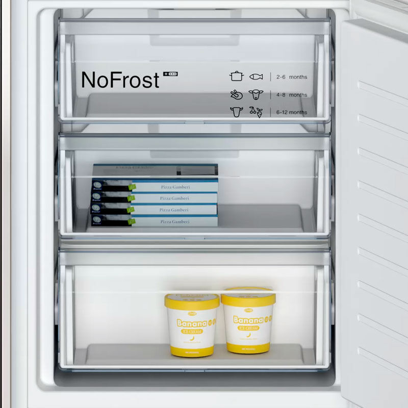 Frigorífico combi integrable Balay 3KIE734F – 260 L, NoFrost, Inverter silencioso