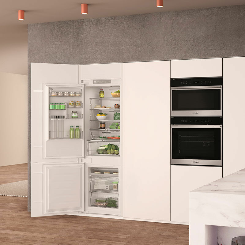 Frigorífico combi integrable Whirlpool WHC18 T323 – 250 L, Total No Frost, 32 dB