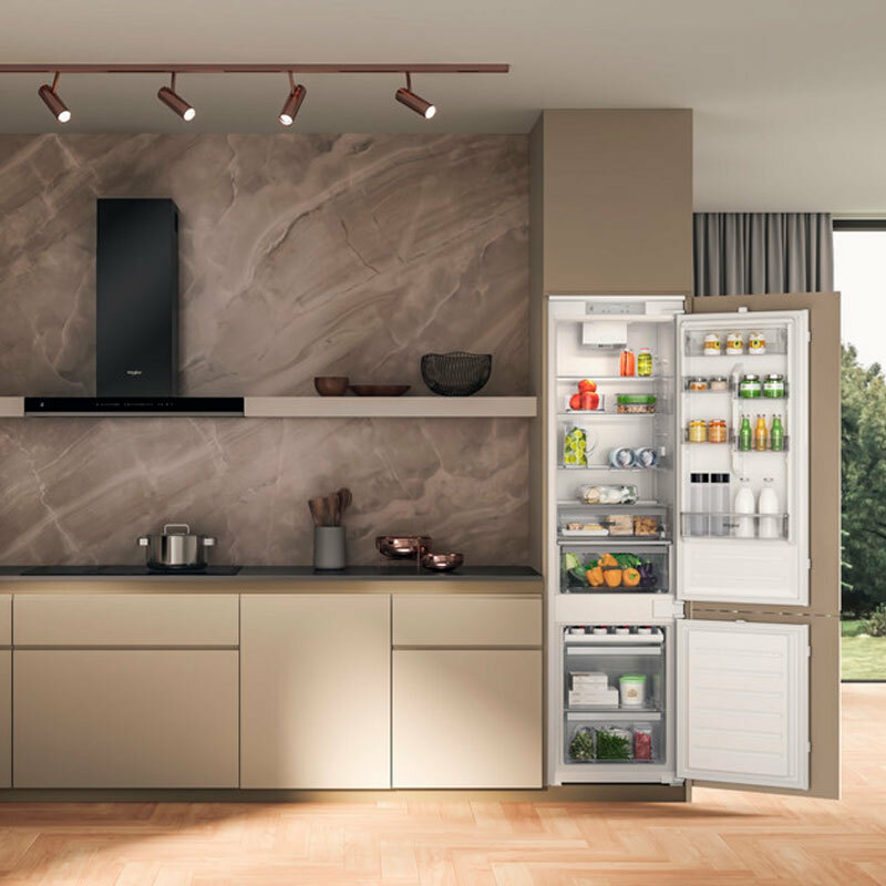 Frigorífico combi integrable Whirlpool WHC20D013D1 – 300 L, Clase E, LessFrost