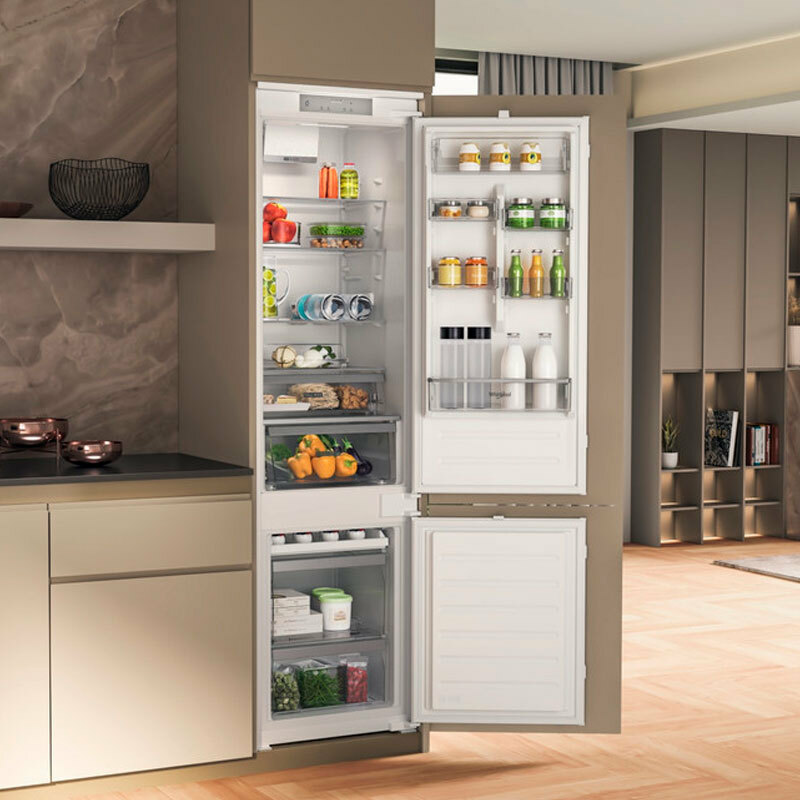 Frigorífico combi integrable Whirlpool WHC20D013D1 – 300 L, Clase E, LessFrost