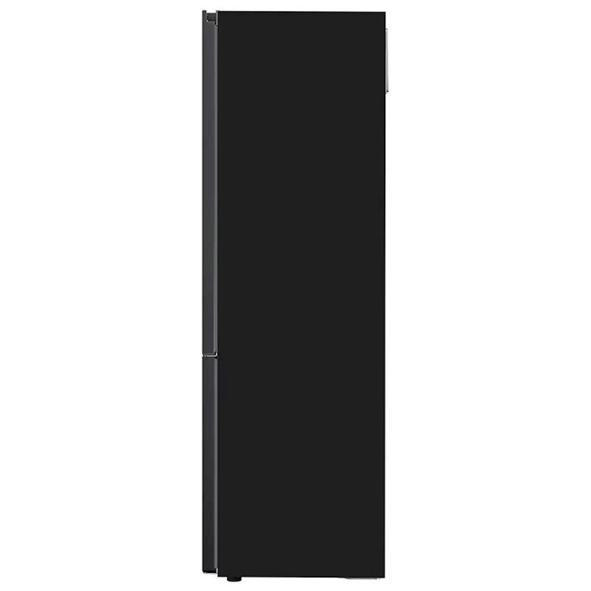 Frigorífico combi LG GBB92MCB1P negro, vista frontal