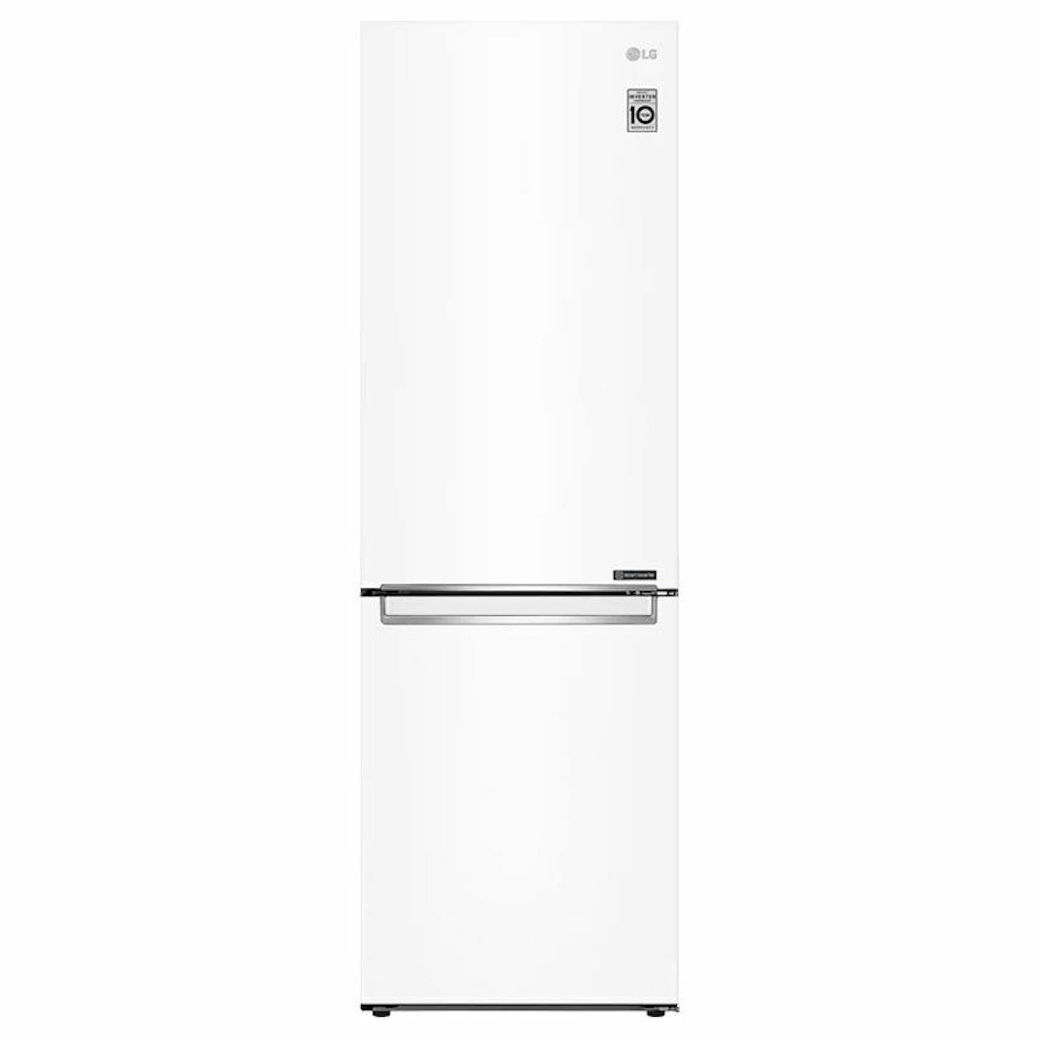 Frigorífico combi LG GBP31SWLZN blanco, vista frontal