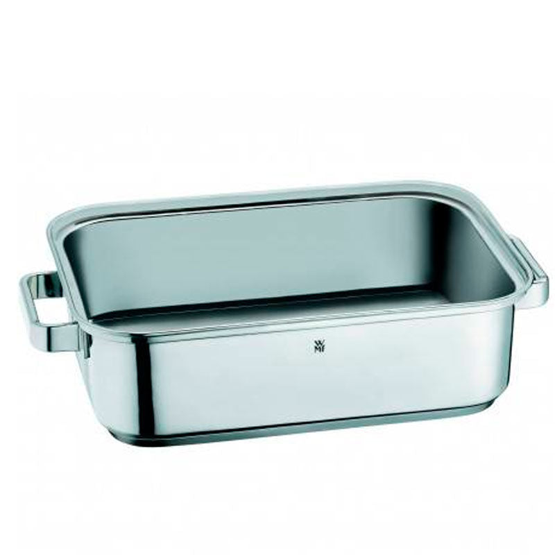 Vaporera rectangular WMF Vitalis Aroma – 3,5 L, Inducción, Tapa de vidrio