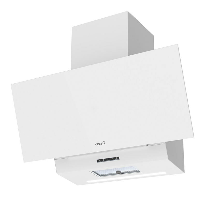 Campana decorativa de pared Cata Thalassa 900 GWH – 90 cm, 811 m³/h, Clase A