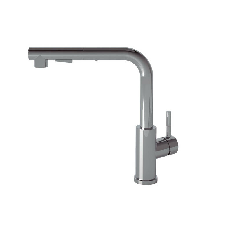 Grifo de cocina CATA CSE – Monomando, Caño alto en L, Boquilla extraíble 360°