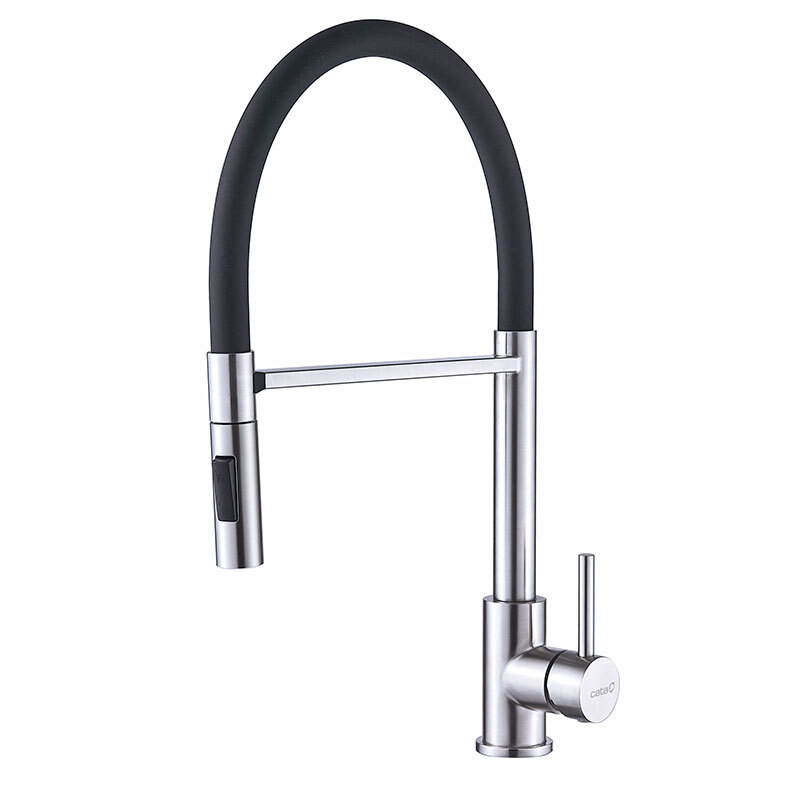 Grifo cocina CATA NPB – Monomando, Inox 304, Caño extraíble 360°