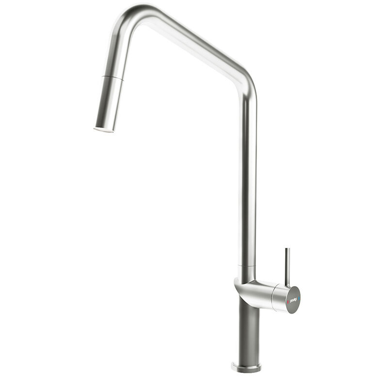 Grifo cocina Poalgi C1 – Monomando, Caño alto extraíble, Ahorro agua 5 L/min