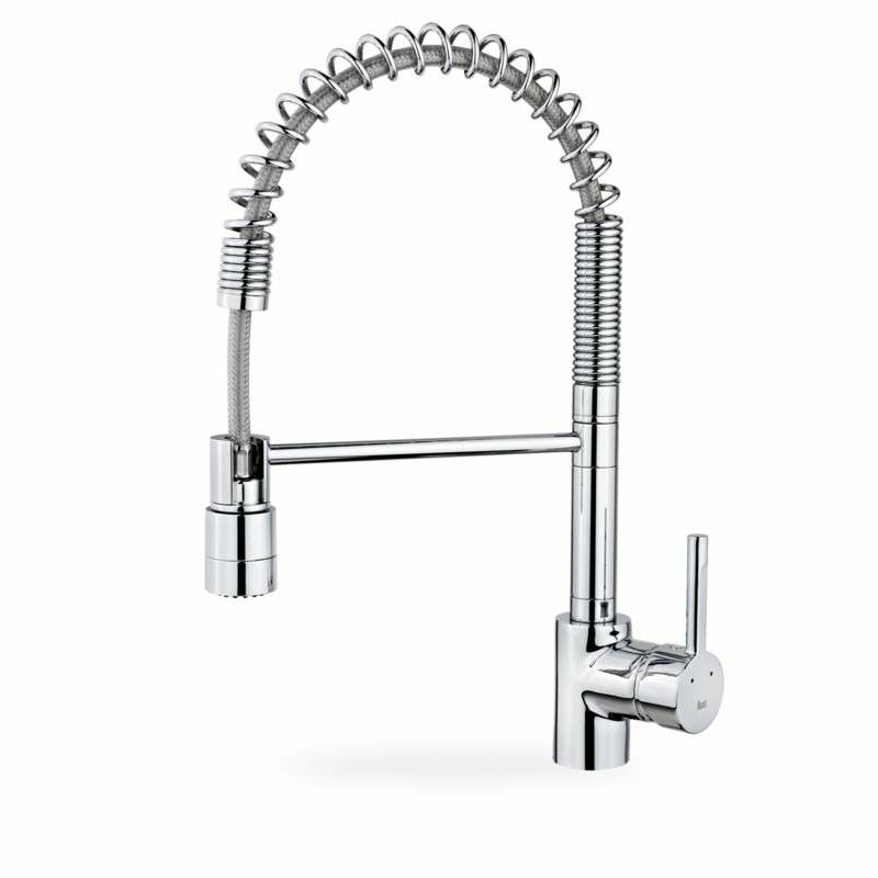 Grifo monomando cocina Teka ARK 937 – Caño alto extraíble, Cartucho cerámico, Ahorro de agua