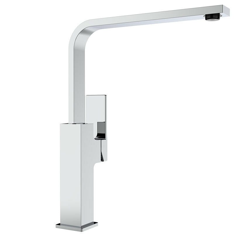 Grifo monomando cocina Teka Brooklyn BKY 915 – Caño alto giratorio, Ahorro 5 L/min, Cartucho cerámico