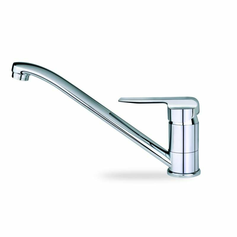 Grifo de cocina Teka IN 913 – Monomando, Caño bajo giratorio, Cartucho cerámico