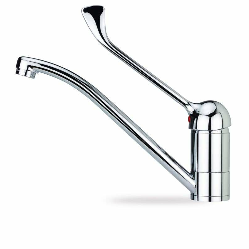 Grifo de cocina Teka MED 913 – Monomando, caño giratorio, ahorro de agua