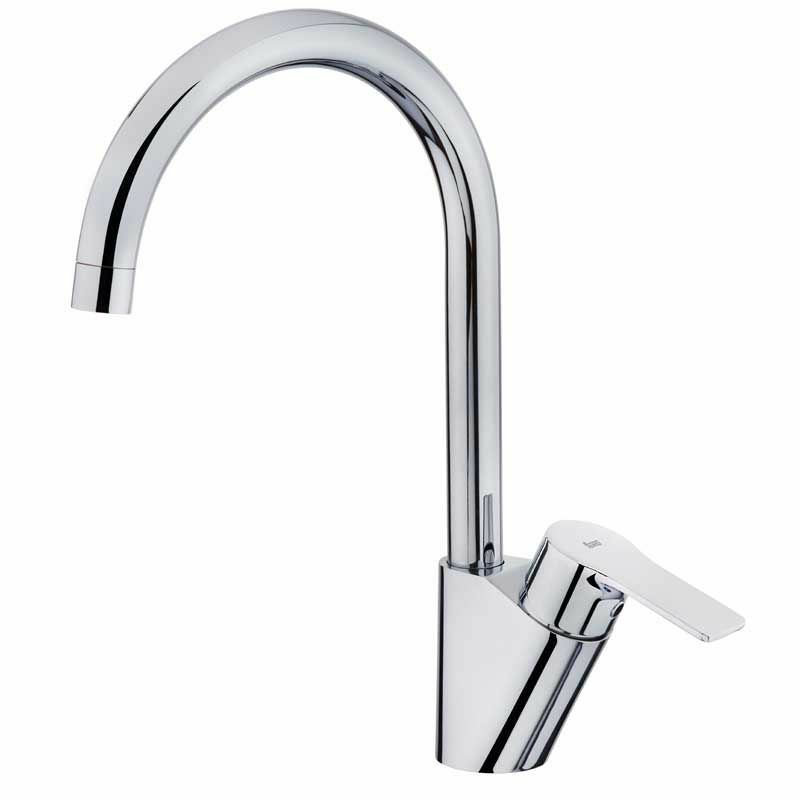 Grifo de cocina Teka MTP 995 – Caño alto giratorio, Cartucho cerámico 35 mm, Ahorro de agua