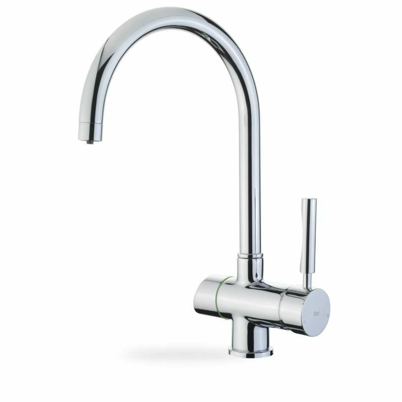Grifo de cocina Teka OS 200 – Agua filtrada 2 vías, Caño alto giratorio, Cartucho cerámico
