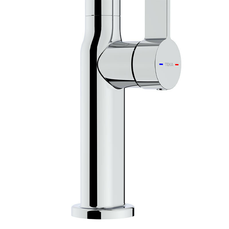 Grifo de cocina Teka OVAL 915 – Caño alto 360°, Ahorro agua 5 L/min, Cartucho cerámico 28 mm
