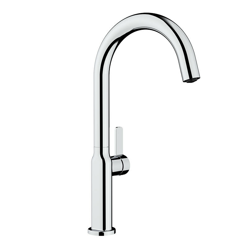 Grifo de cocina Teka OVAL 915 – Caño alto 360°, Ahorro agua 5 L/min, Cartucho cerámico 28 mm