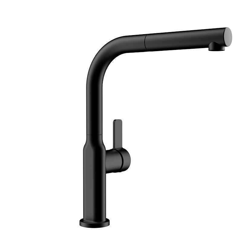 Grifo de cocina Teka OVAL 938 – Negro, Caño extraíble 360°, Ahorro de agua