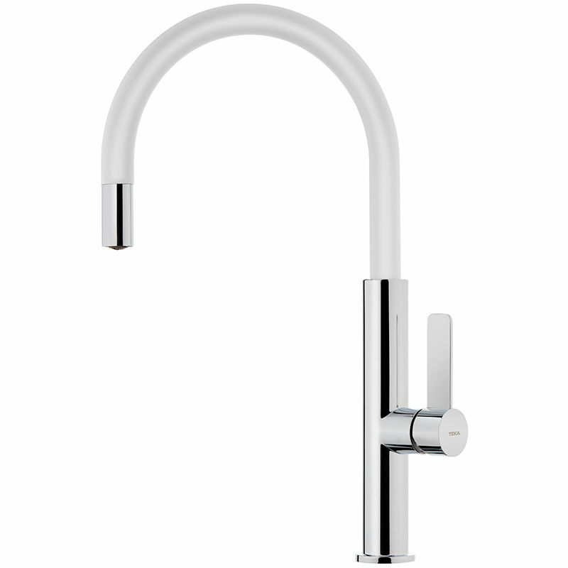 Grifo de cocina Teka FOT 995 – Monomando, Caño alto giratorio, Cartucho cerámico