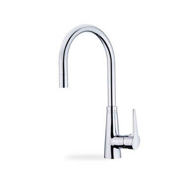 Grifo de cocina Teka VTK938 – Caño alto extraíble, Cartucho cerámico 35 mm, Cromado