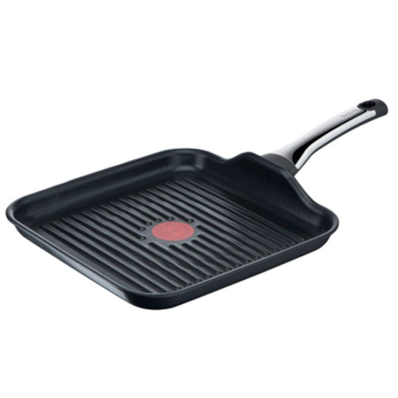 Sartén grill Tefal G8504023 – 26 cm, Antiadherente de titanio, Apta para inducción