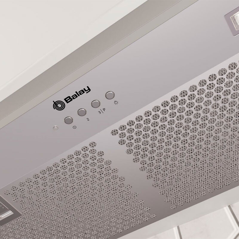 Campana extractora integrable Balay 3BF387EX – 86 cm, 625 m³/h, Clase A+