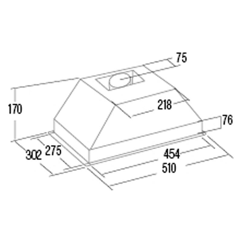 Grupo filtrante Cata GK 4500 WH – Bajo mueble, 360 m³/h, Clase B