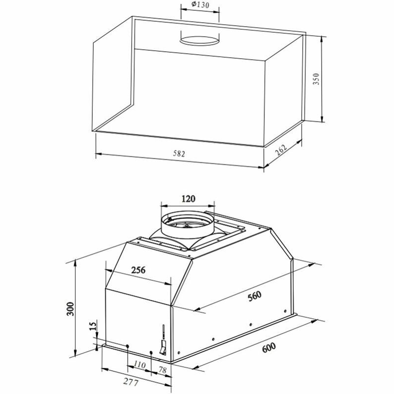 Grupo filtrante Fagor 3AF3-6120X – Bajo mueble, 352 m³/h, Inox