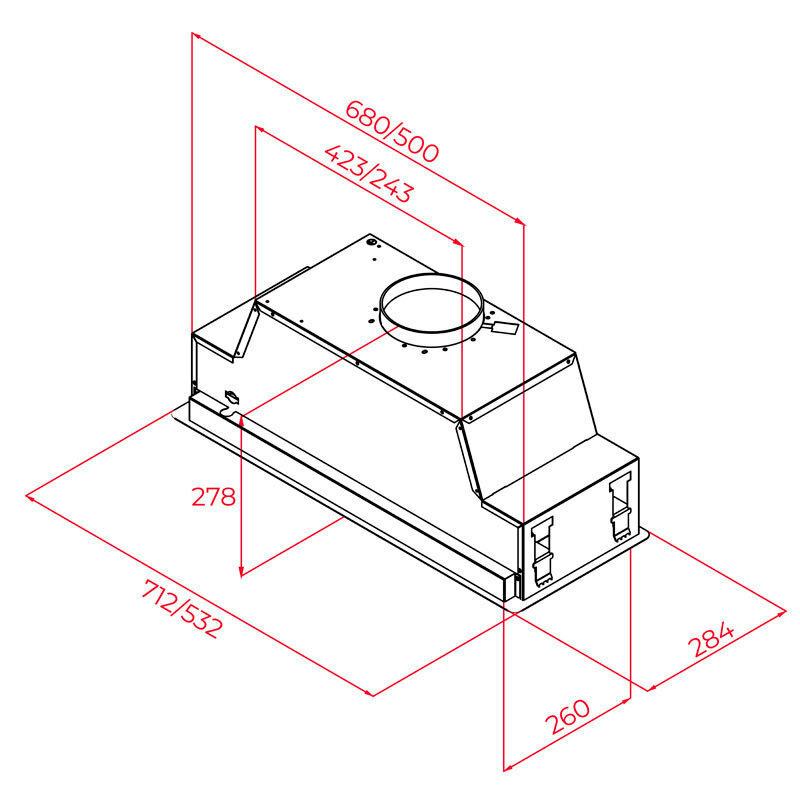 Grupo filtrante Teka GFL 57651 EOS – Bajo mueble, 760 m³/h, Clase A+