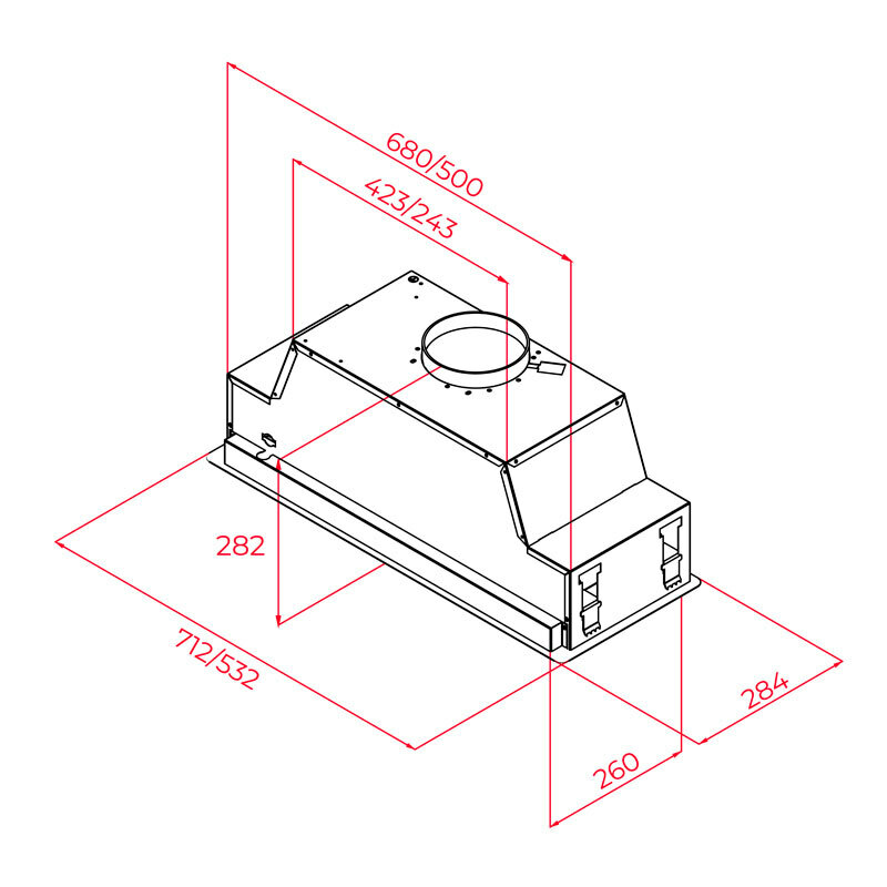 Grupo filtrante Teka GFL 57760 EOS IX – Bajo mueble, 760 m³/h, A+